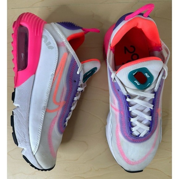 Nike Air Max 2090 CZ1516-100 Twist Hyper Sneaker Size 7.5 Women's Pink Grape - Picture 7 of 11
